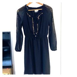 Black cocktail dress